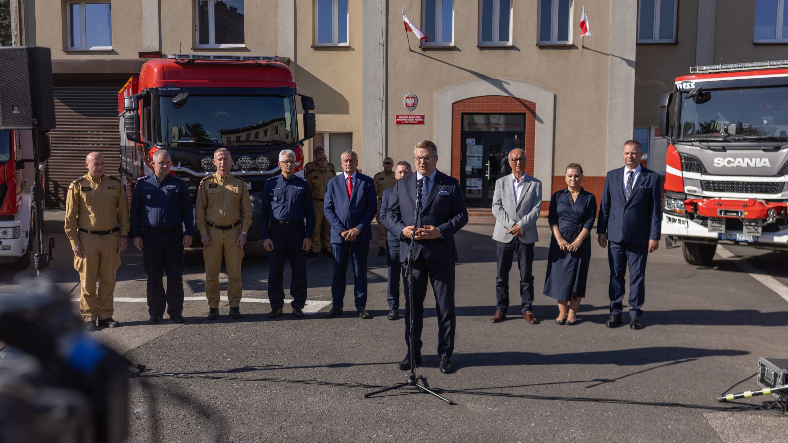 Blisko 65 mln na wsparcie straży pożarnej i policji w Będzinie 