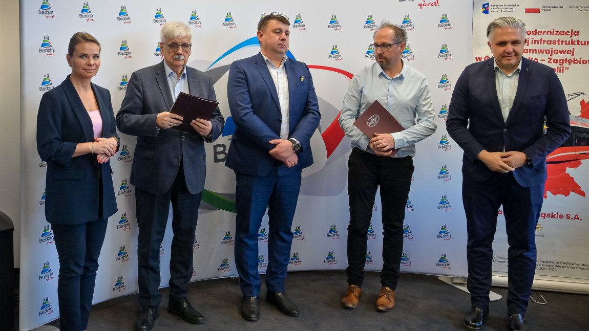 Tramwaje Śląskie realizują kolejne inwestycje w Będzinie